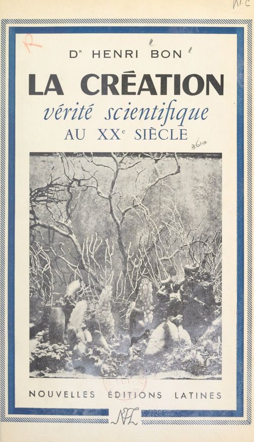 Couverture ebook de La création, de Henri Bon