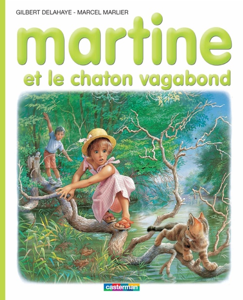 Couverture ebook de Martine et le chaton vagabond, de Gilbert Delahaye, Marcel Marlier