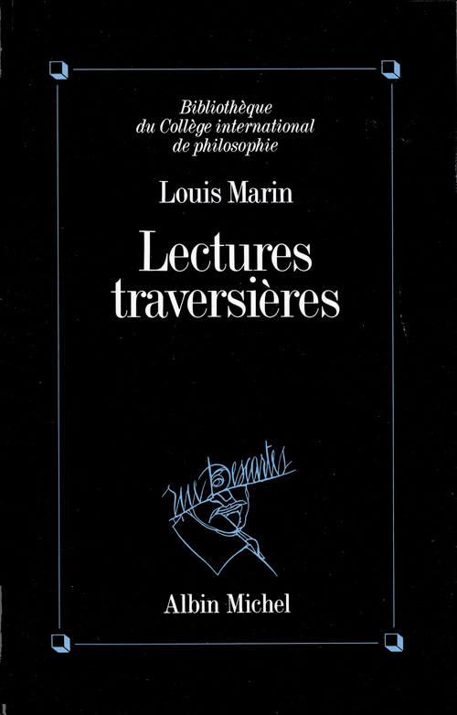 ebook cover of Lectures traversières, by Louis Marin