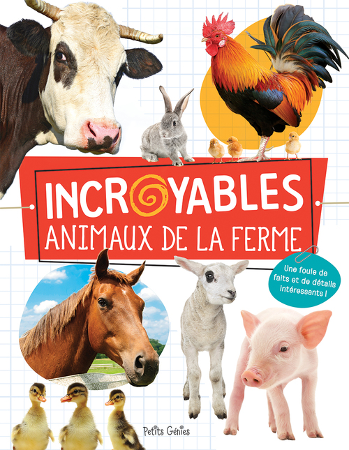 ebook cover of Incroyables animaux de la ferme, by Claire Chabot