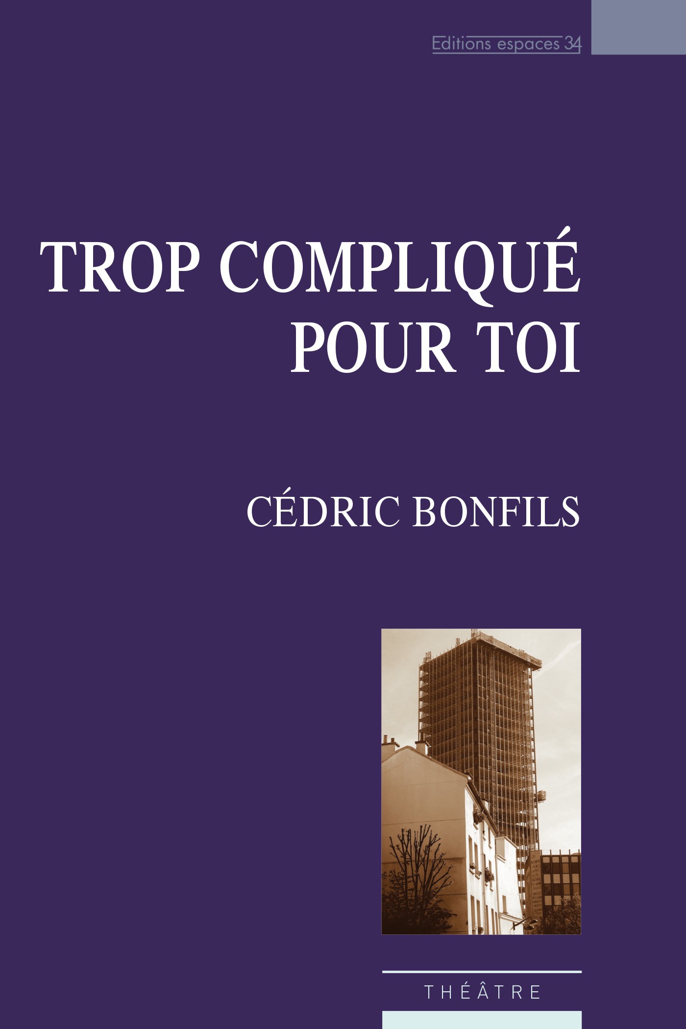 ebook cover of Trop compliqué pour toi, by Cédric Bonfils