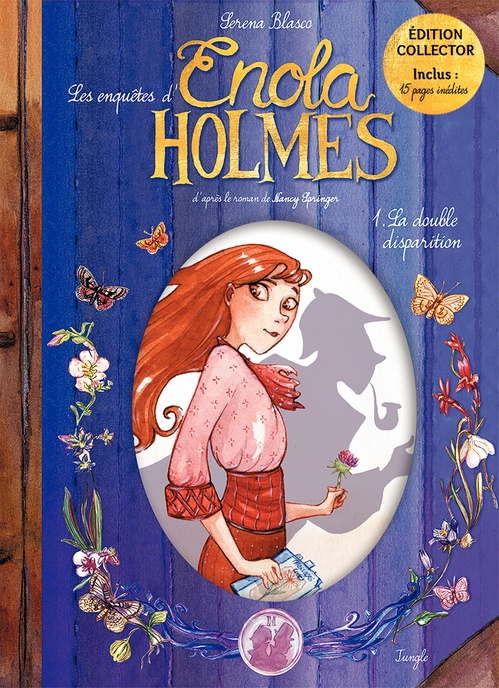 Couverture ebook de Enola Holmes - Tome 1 - La double disparition, de Serena Blasco