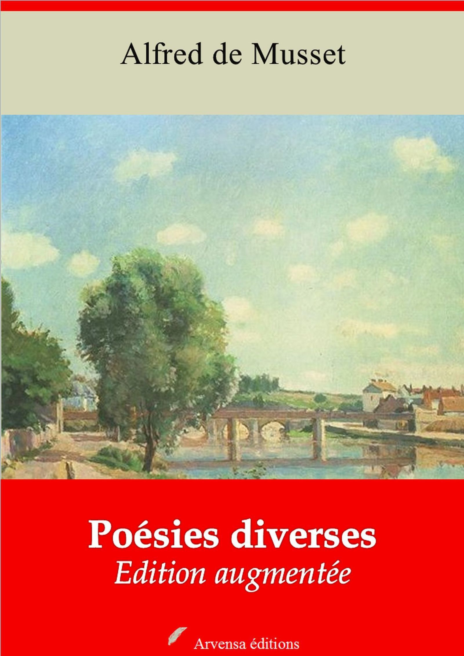 Couverture ebook de Poésies diverses - suivi d'annexes, de Alfred De Musset
