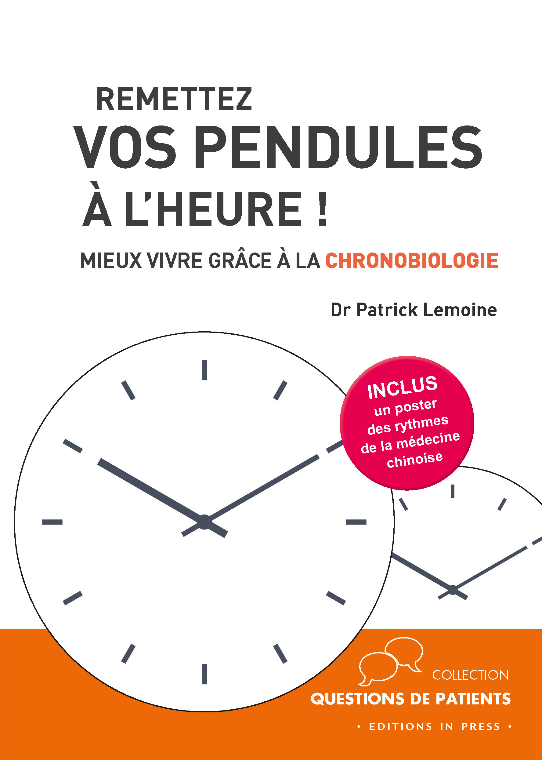 Couverture ebook de Remettez vos pendules à l'heure !, de Patrick Lemoine