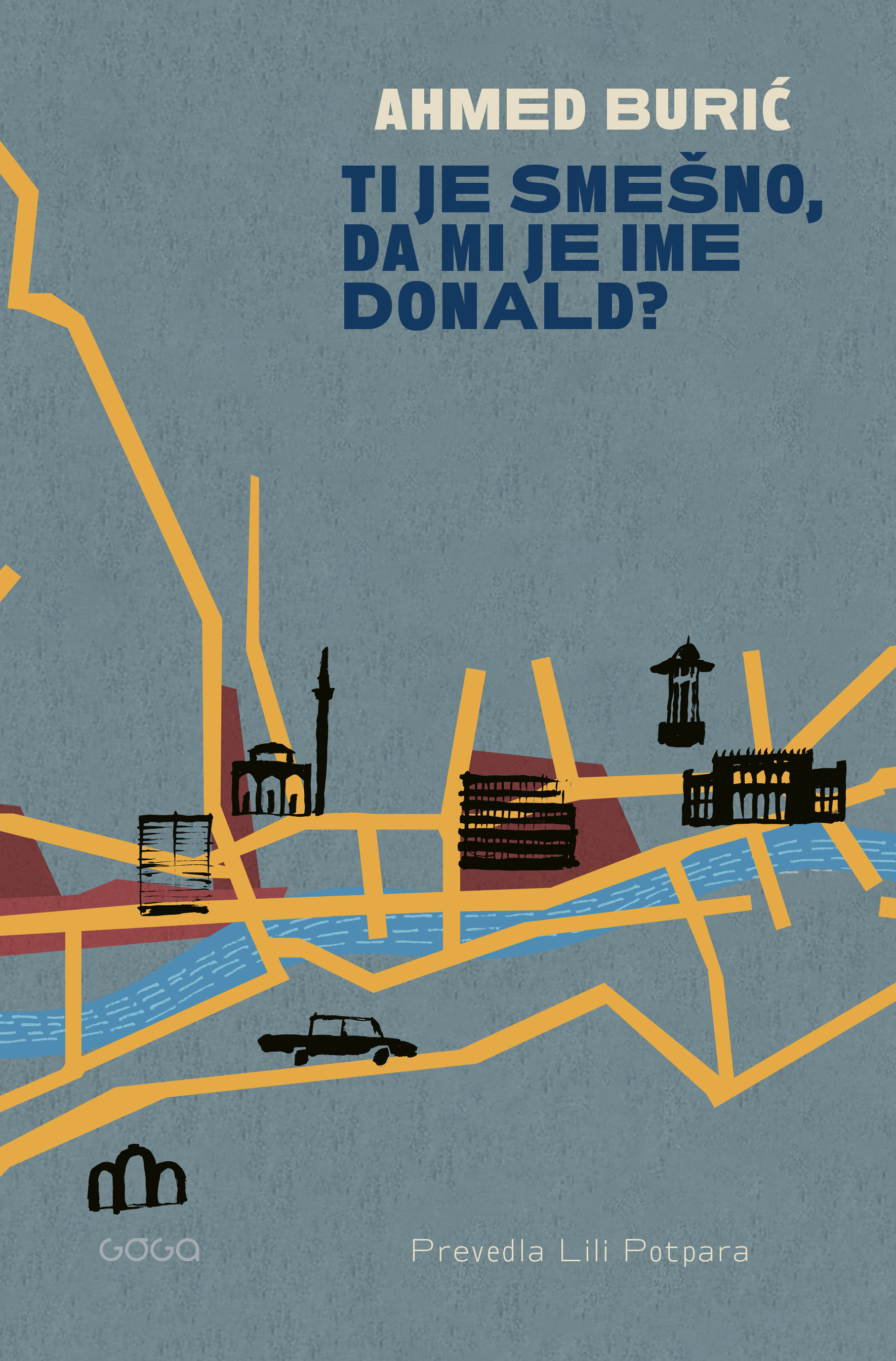Couverture ebook de Ti je smesno, da mi je ime Donald?, de Andrej Blatnik