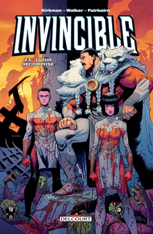 ebook cover of Invincible T23 - Futur décomposé, by Robert Kirkman, Cory Walker