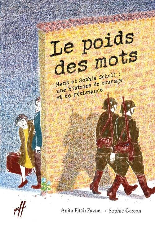 Couverture ebook de Le poids des mots, de Anita Fitch Pazner, Sophie Casson