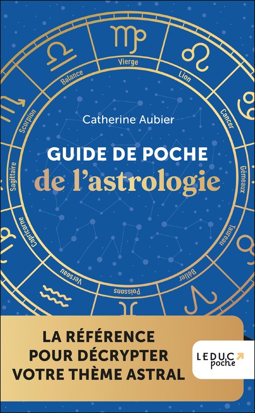 Couverture ebook de Guide de poche de l'astrologie, de Catherine Aubier