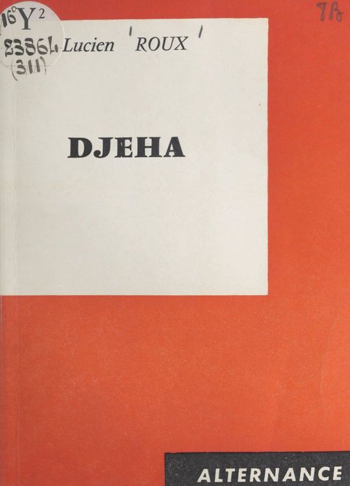 Couverture ebook de Djeha, de Lucien Roux