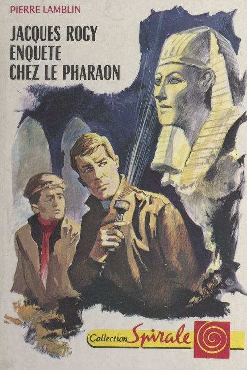 Couverture ebook de Jacques Rogy enquête chez le Pharaon, de Pierre Lamblin
