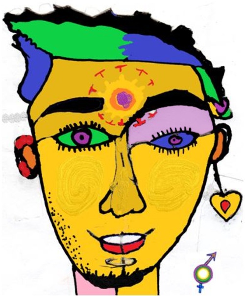 Couverture ebook de Nous sommes tous des androgynes, de X. Niyonsenga