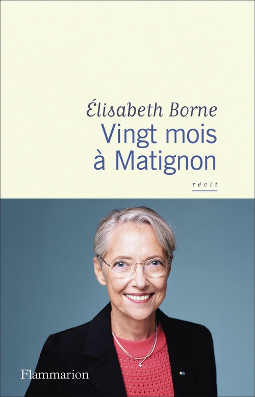 Couverture ebook de Vingt mois à Matignon, de Élisabeth Borne