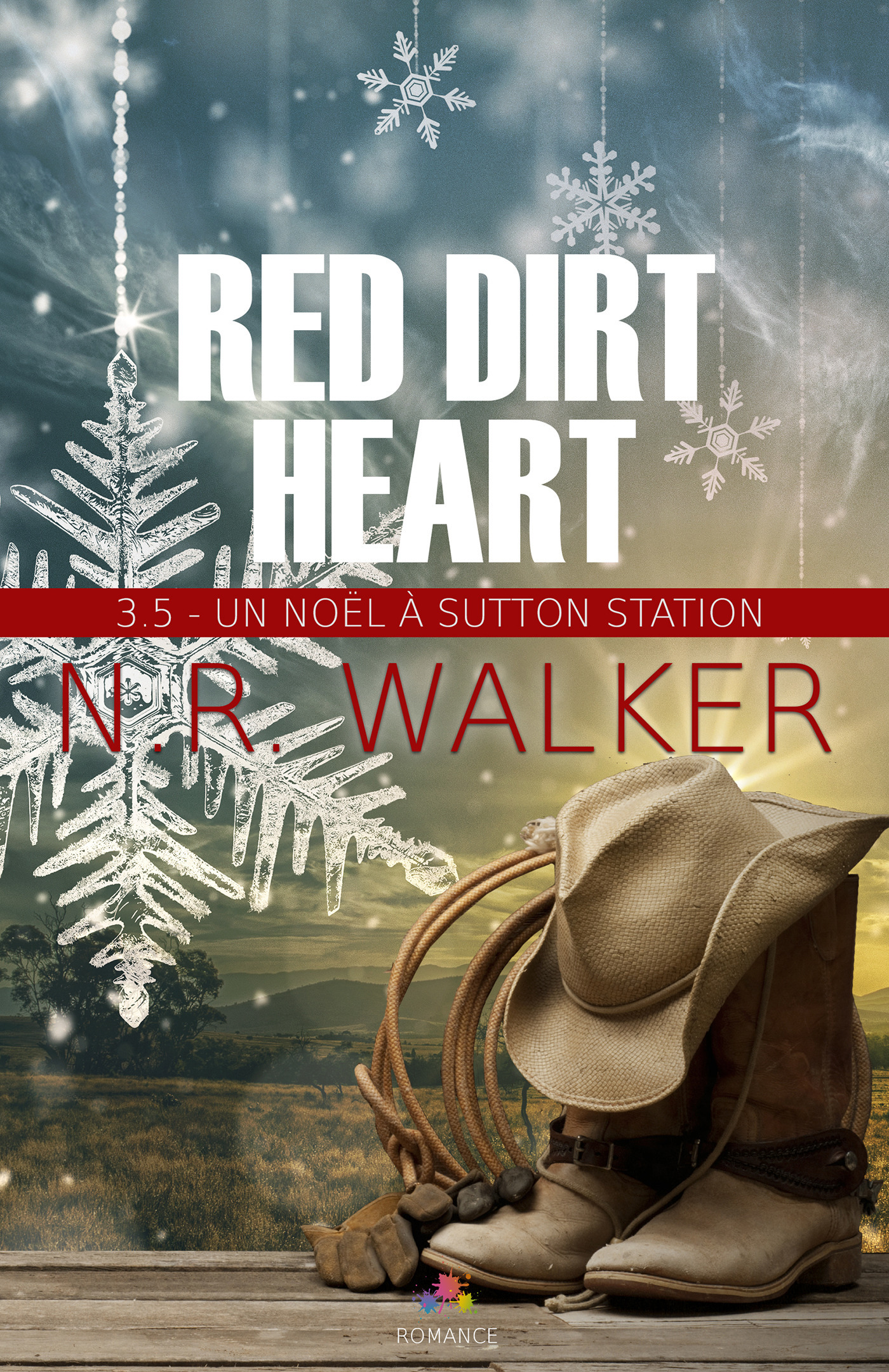 ebook cover of Un noël à Sutton Station, by N. R. Walker