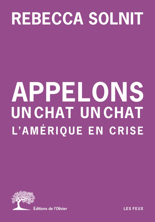 ebook cover of Appelons un chat un chat, by Rebecca Solnit
