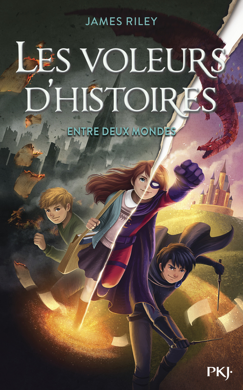 Couverture ebook de Les Voleurs d'histoires - tome 5 Entre deux mondes, de James Riley