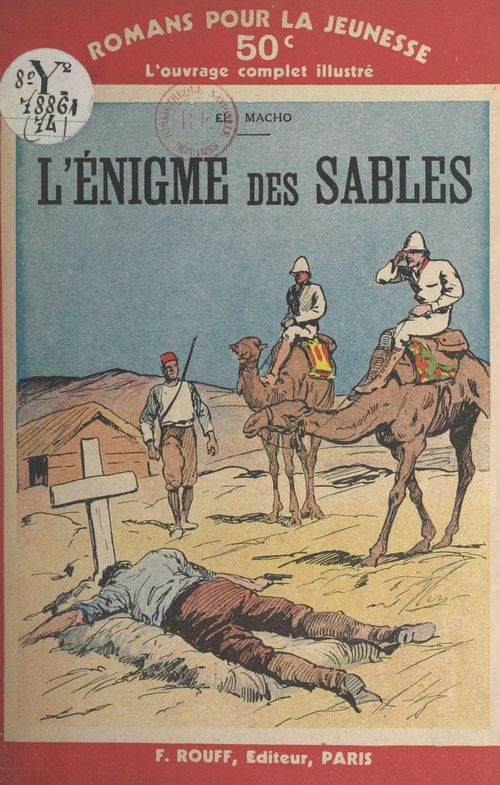 Couverture ebook de L'énigme des sables, de El Macho