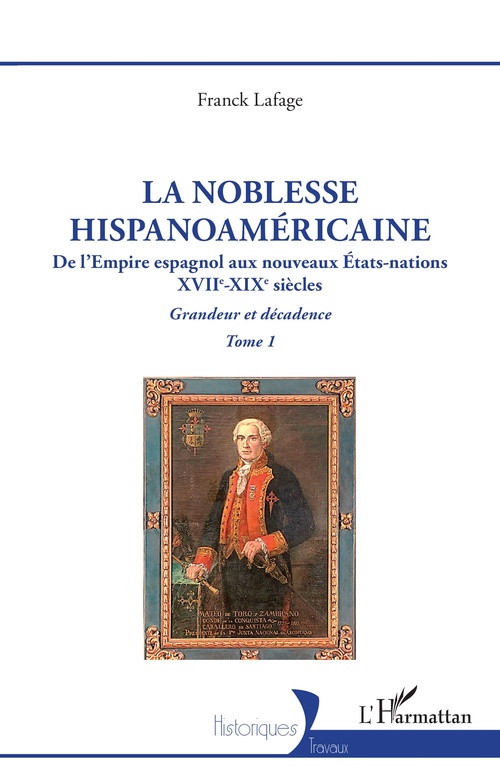 ebook cover of La noblesse hispanoaméricaine, by Franck Lafage