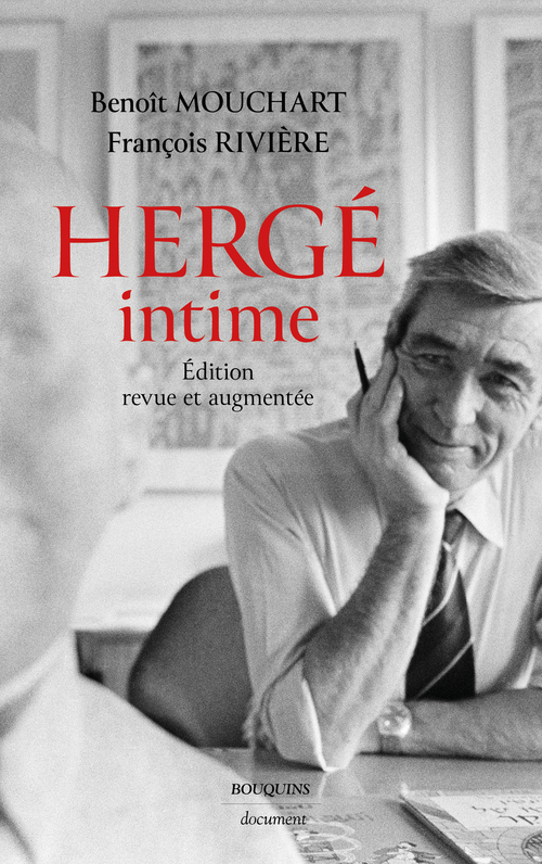 ebook cover of Hergé intime, by François Rivière, Benoît Mouchart