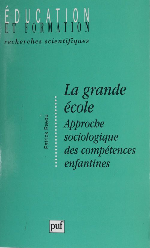 Couverture ebook de La Grande École, de P Rayou