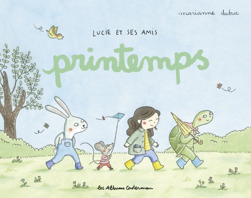 Couverture ebook de Lucie et ses amis- Printemps, de Marianne Dubuc
