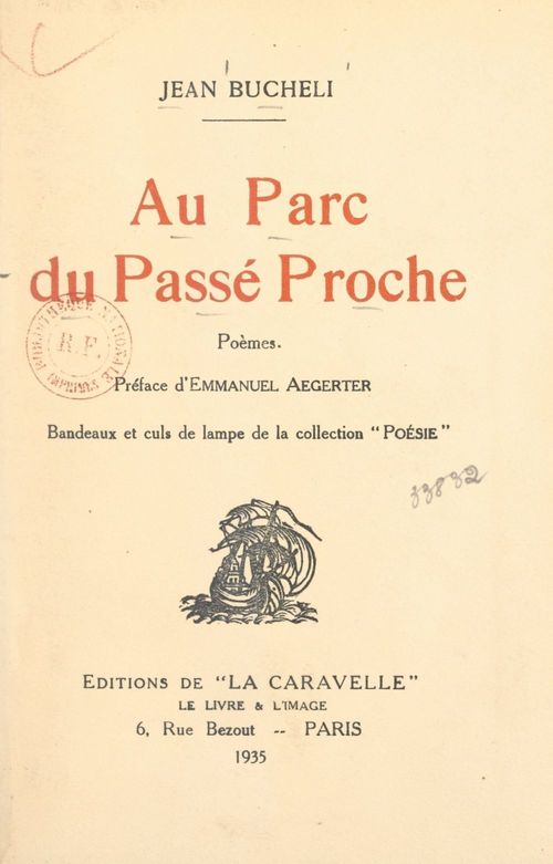 ebook cover of Au parc du passé proche, by Jean Bucheli