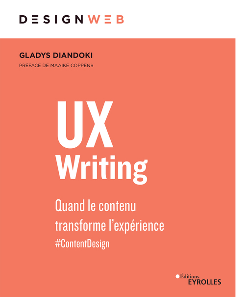 Couverture ebook de UX Writing, de Gladys Diandoki