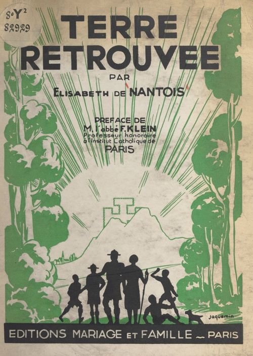 Couverture ebook de Terre retrouvée, de Elisabeth De Nantois