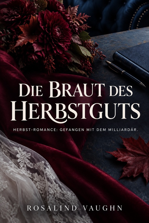 Couverture ebook de Die Braut des Herbstguts, de Rosalind Vaughn