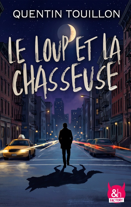 ebook cover of Le loup et la Chasseuse, by Quentin Touillon