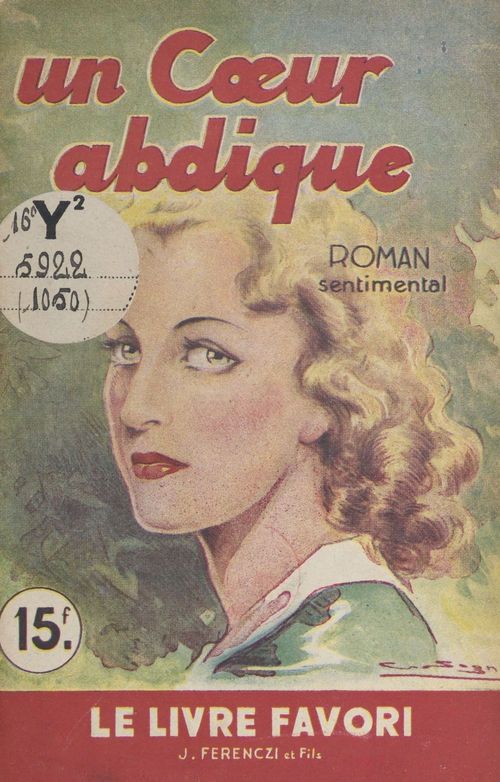 ebook cover of Un coeur abdique, by Henriette Caton