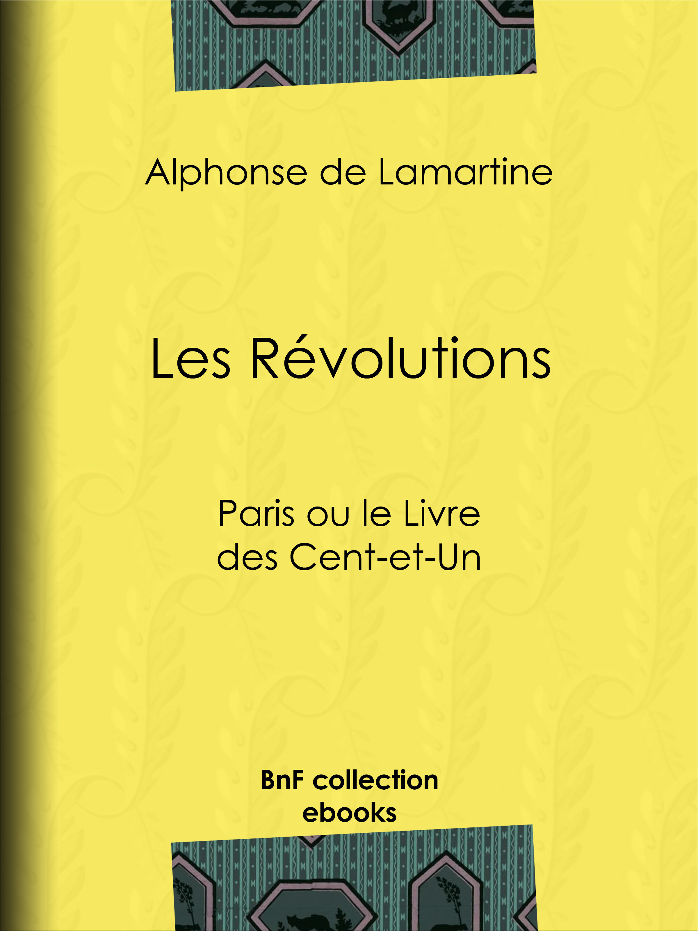 ebook cover of Les Révolutions, by Alphonse de Lamartine