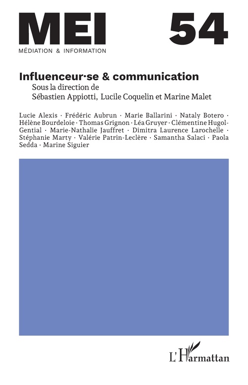 ebook cover of Influenceur.se & communication, by Collectif