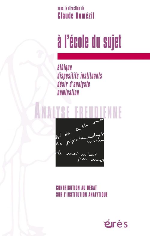 ebook cover of A l'école du sujet, by Claude Dumézil