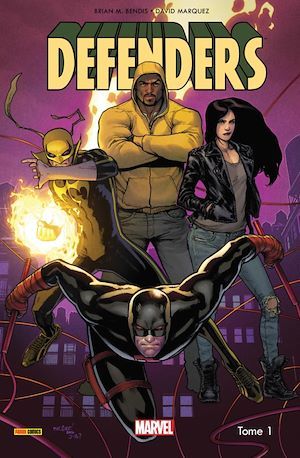 ebook cover of Defenders T01, by Brian Michael Bendis, David Marquez