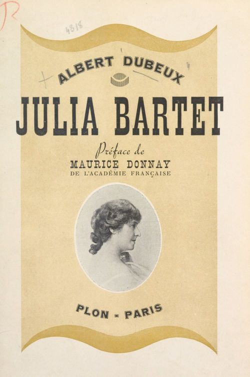 Couverture ebook de Julia Bartet, de Albert Dubeux
