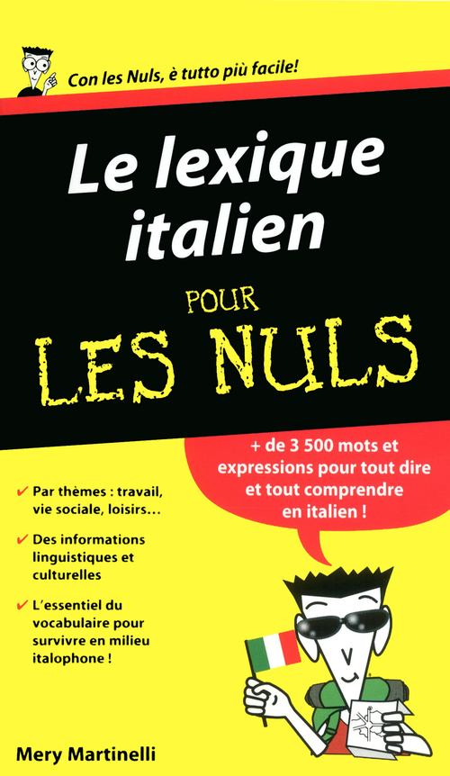 ebook cover of Le lexique italien pour les nuls, by Mery Martinelli