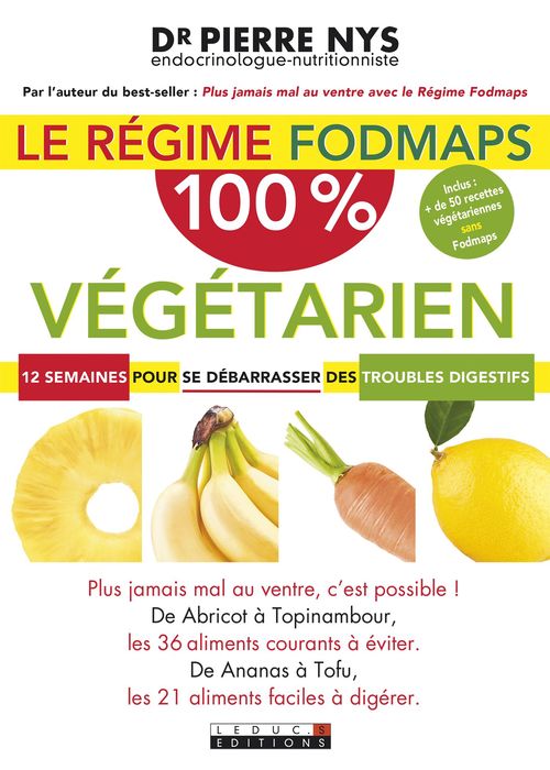 ebook cover of Le régime Fodmaps 100% végétarien, by Pierre Nys