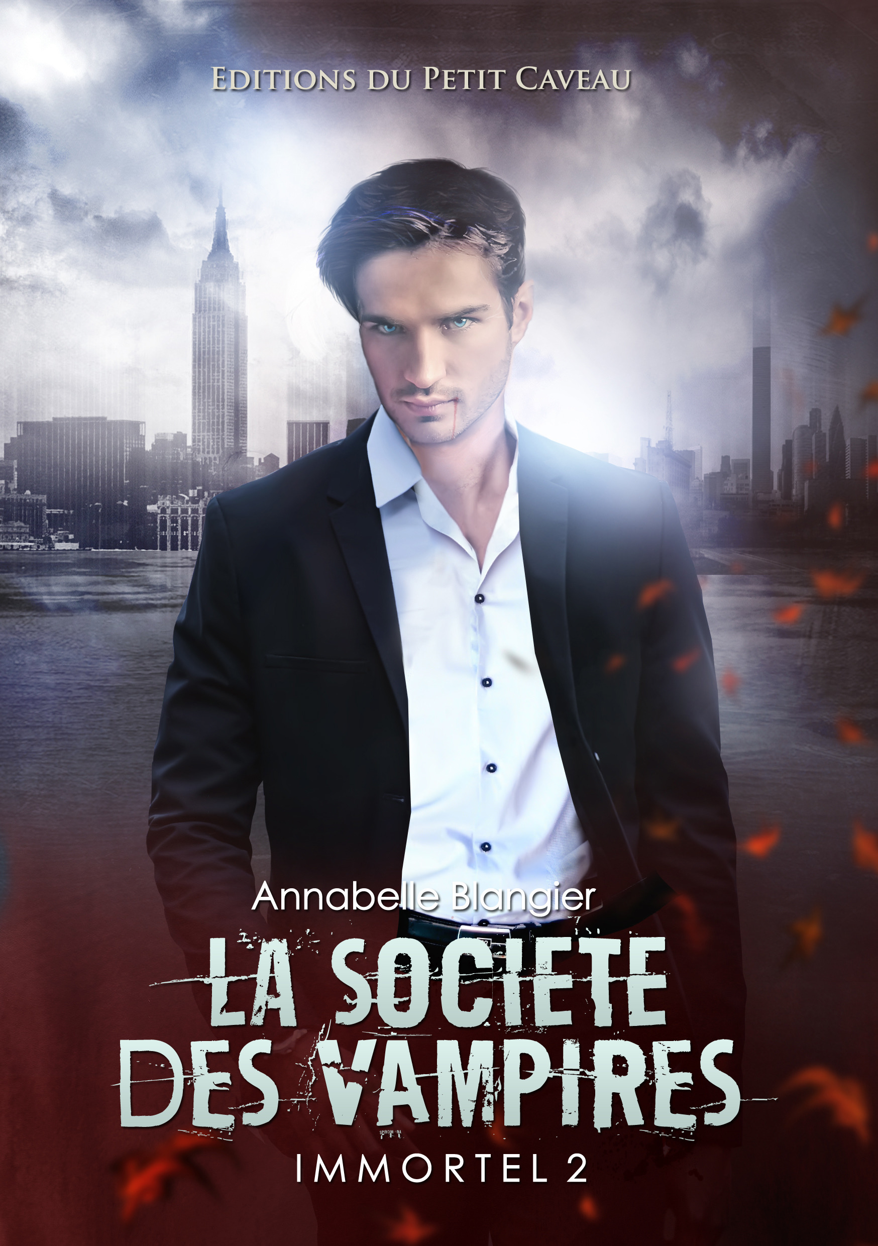 ebook cover of La société des vampires, by Annabelle Blangier