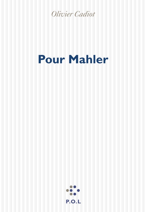 Couverture ebook de Pour Mahler, de Olivier Cadiot