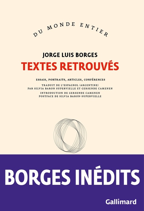 ebook cover of Textes retrouvés. Essais, portraits, articles, conférences, by Jorge Luis Borges