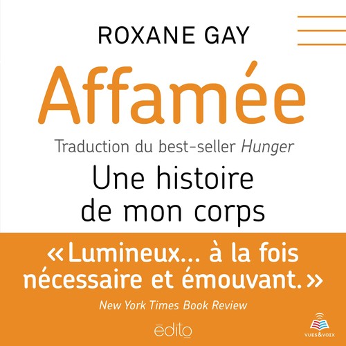 audiobook cover of Affamée : une histoire de mon corps, by Roxane Gay