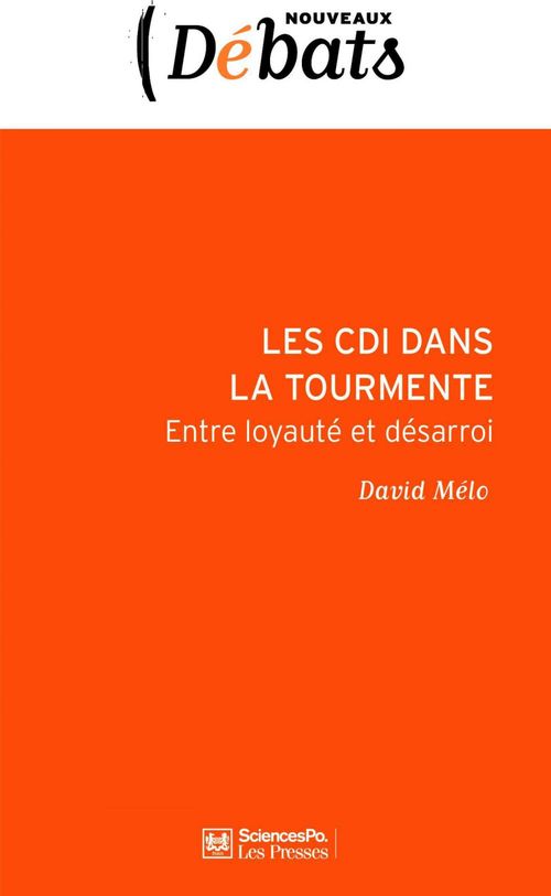 Couverture ebook de Les CDI dans la tourmente, de David Melo