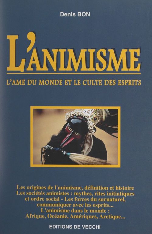 Couverture ebook de L'animisme, de Denis Bon