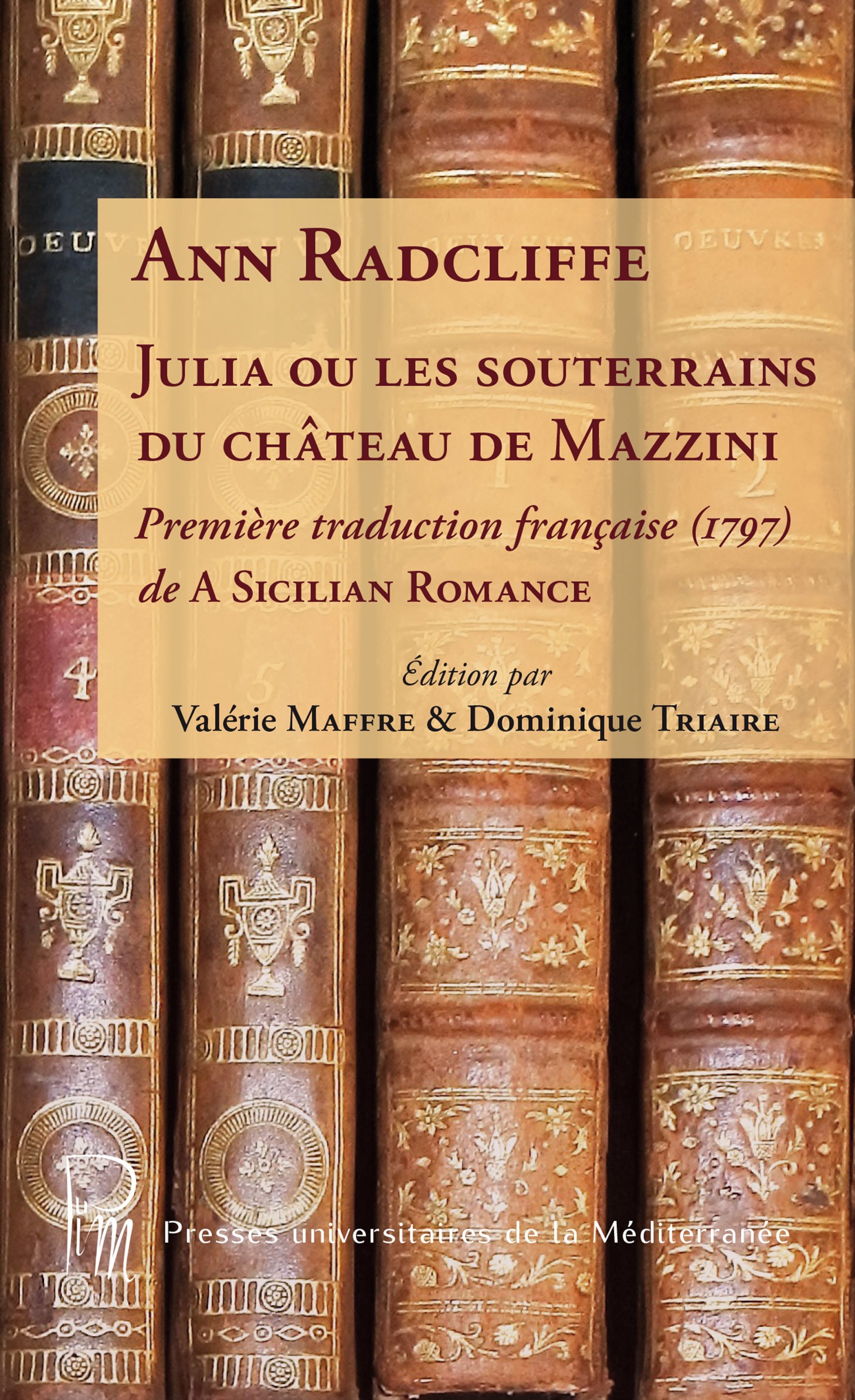 ebook cover of Julia ou les souterrains du château de Mazzini, by Ann Radcliffe