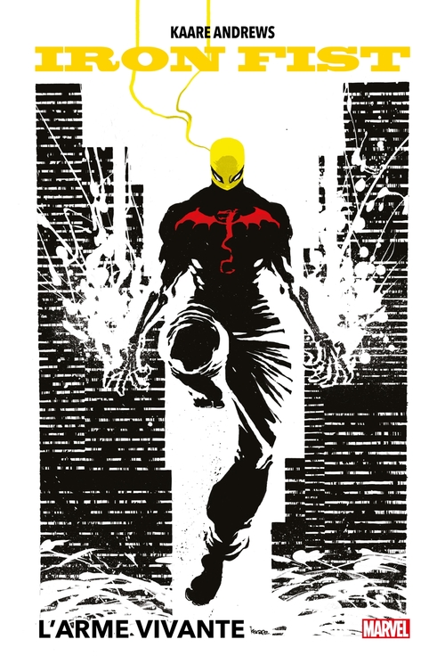 ebook cover of Iron Fist - L'Arme Vivante, by Kaare Andrews