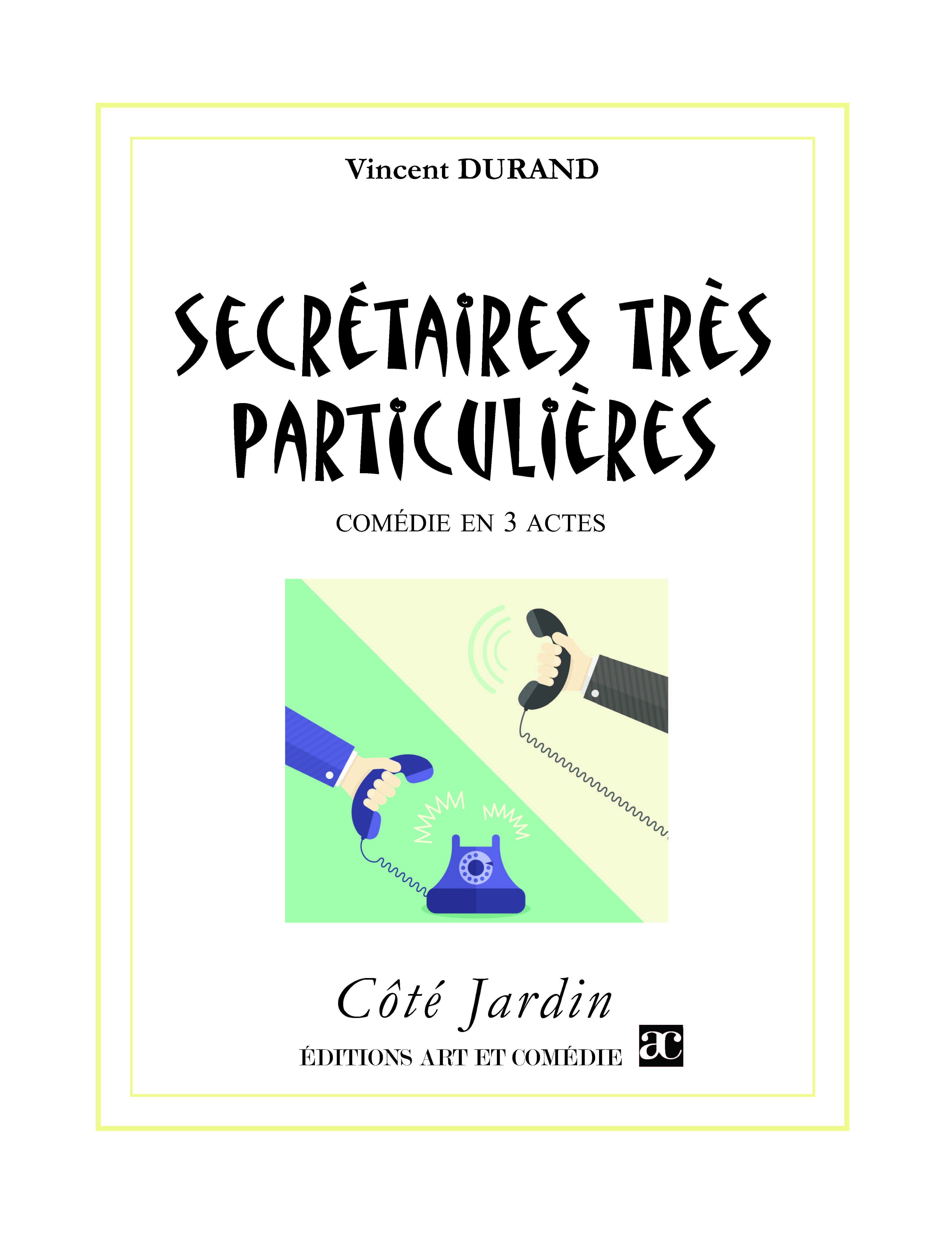 Couverture ebook de Secrétaires très particulières, de Vincent Durand