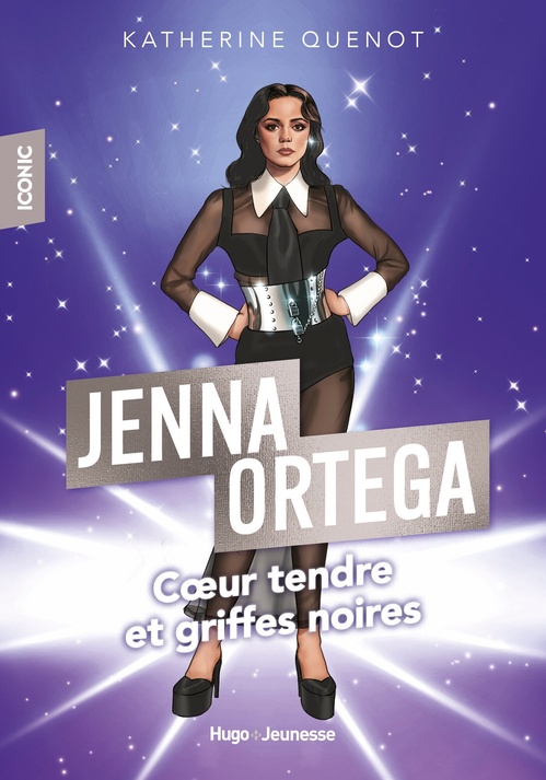 Couverture ebook de Iconic ! Jenna Ortega, de Katherine Quénot