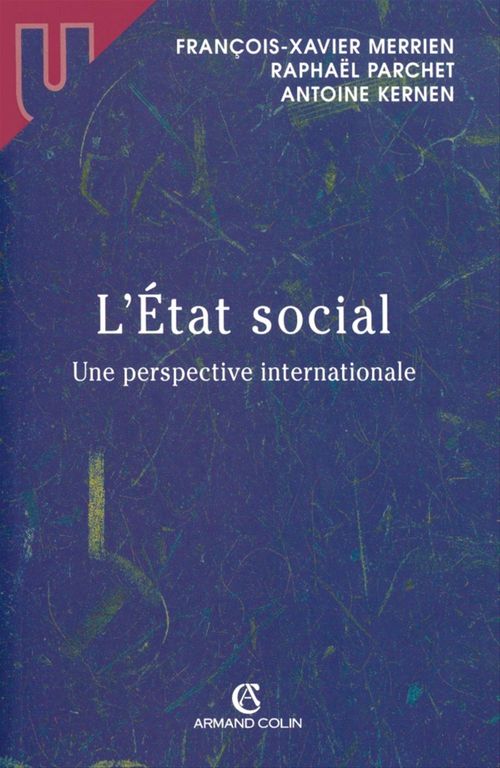 Couverture ebook de L'État social, de Raphaël Parchet, François-Xavier Merrien, Antoine Kernen