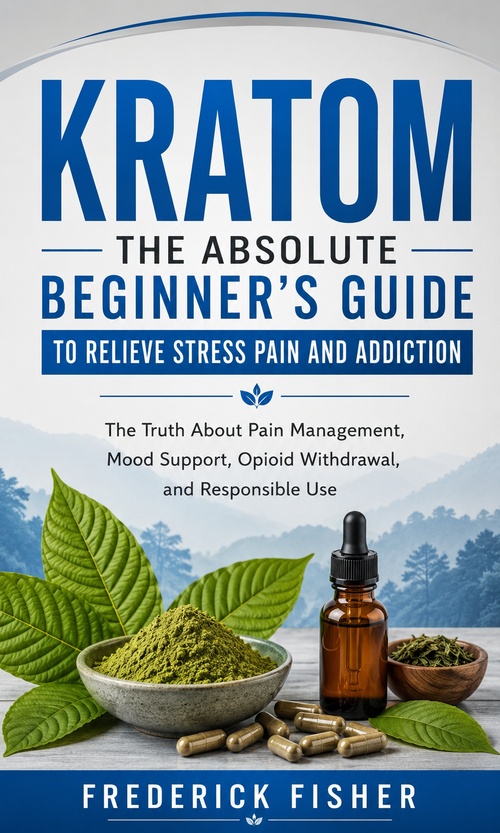 ebook cover of Kratom: The Absolute Beginner's Guide to Relieve Stress Pain and Addiction, by Frederick Fisher