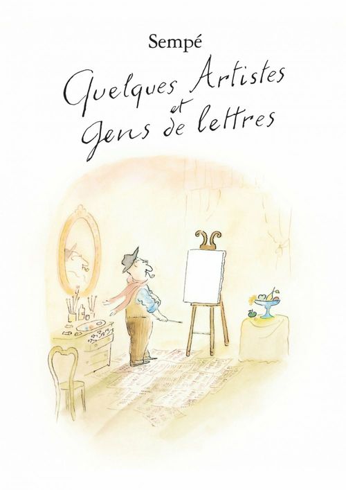 Couverture ebook de Quelques artistes et gens de lettres, de Jean-Jacques Sempé